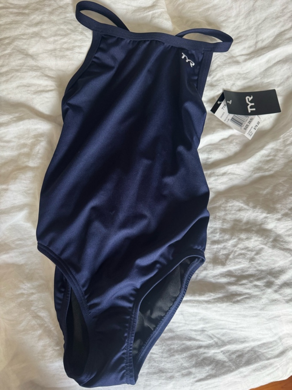 TYR Brand New Navy One-Piece Swimsuit